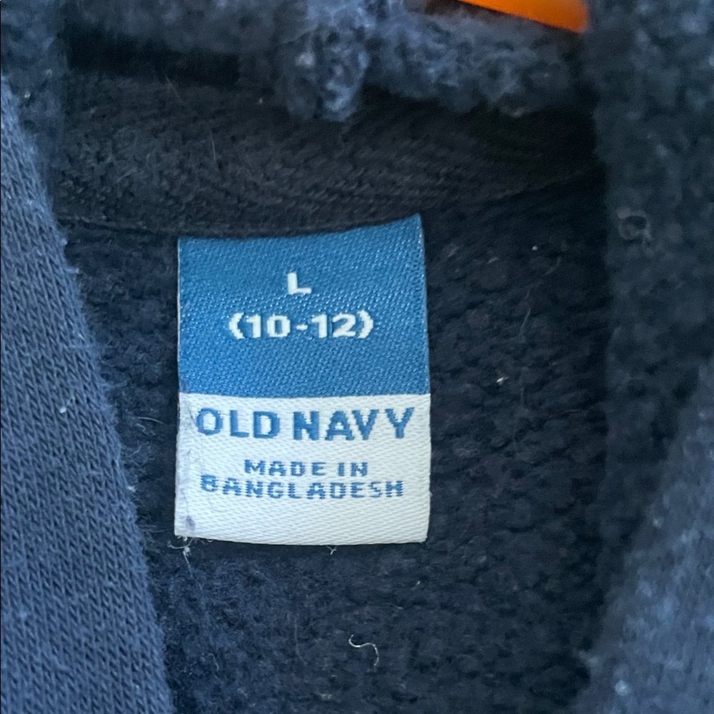 Old Navy Boy’s Dark Blue Hoodie - Picture 2 of 4